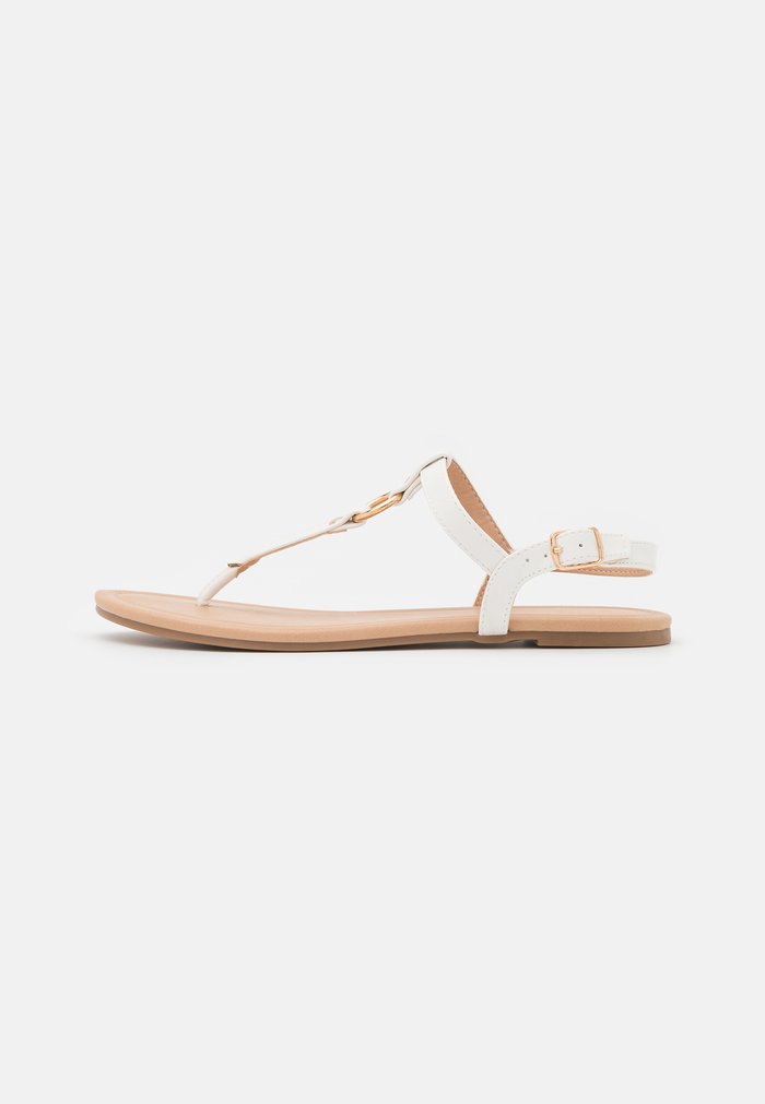 Sandales Anna Field T-bar Blanche Femme | BLT-8188109